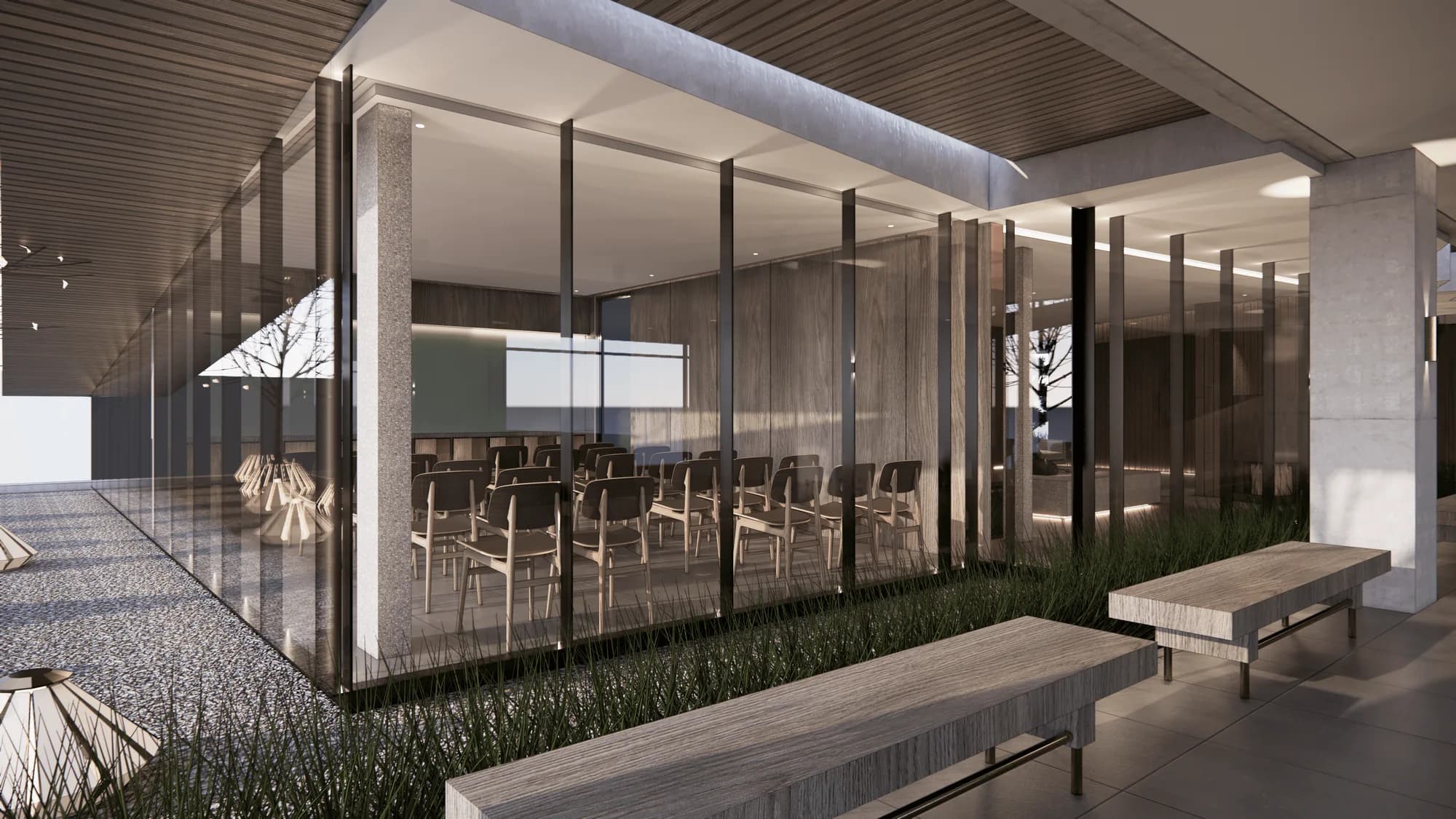 Rooftop 1st floor render