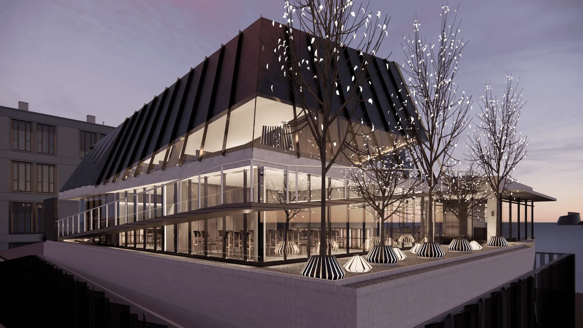 Rooftop 1st floor render