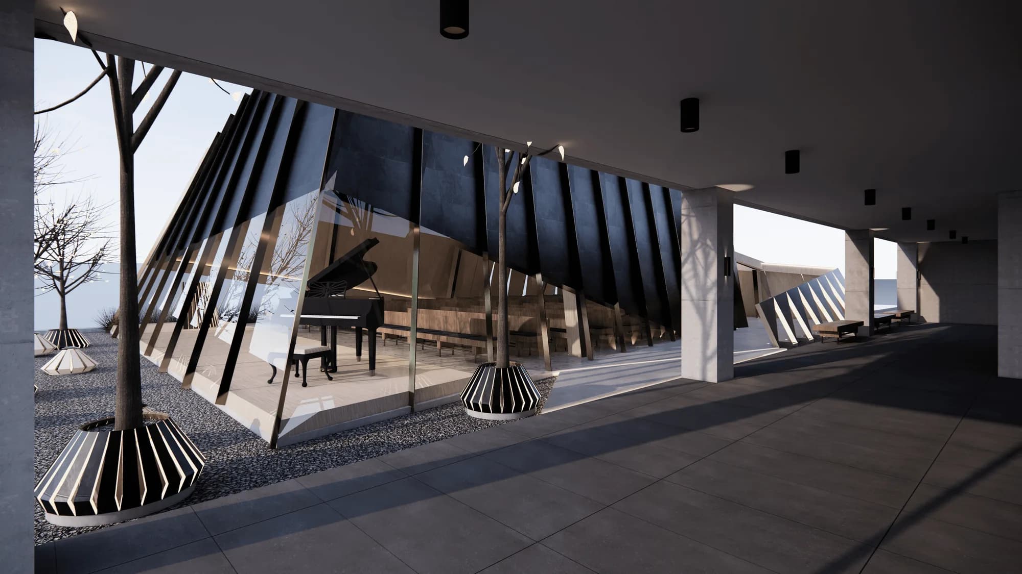Rooftop 2nd floor render